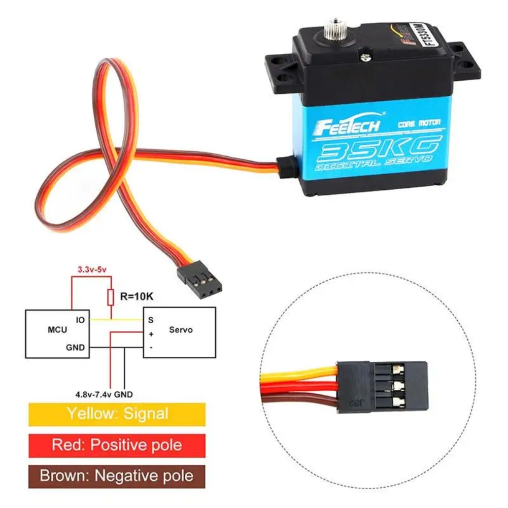 FEETECH FT5330M 35KG Serwo Cyf – Rc Helicopter Servo recenzja i cena